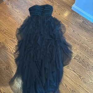 Lulu's Elegant Black Wedding Dress (like NEW)